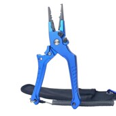 自锁式 全金属路亚钳铝合金断线钳摘勾钳控鱼钳垂钓控鱼器钓鱼剪