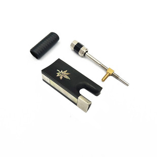 4/4小提琴弓配件铜件银件乌木蛇木牛角木尾库青蛙杨华镶嵌鲍鱼壳