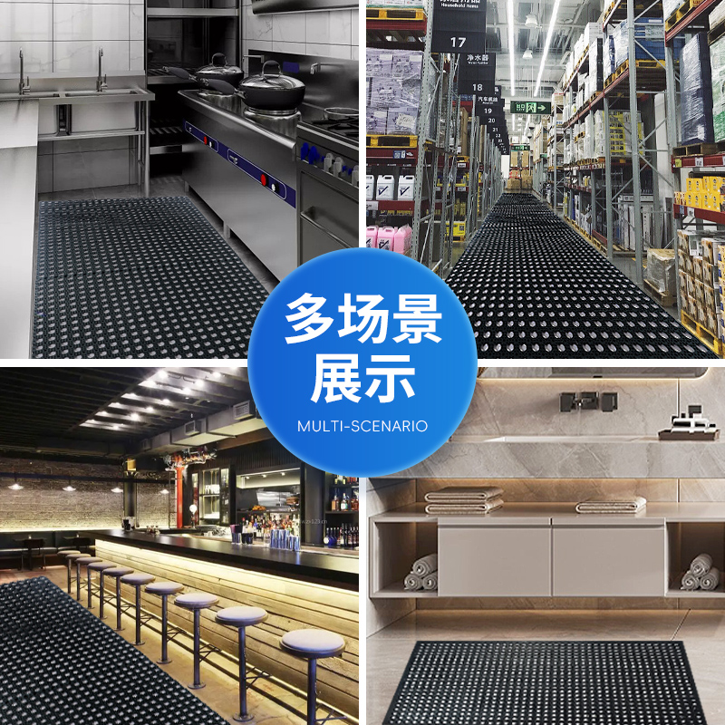 新款商用橡胶防滑垫防油防水防摔饭厅饭店酒店耐磨地板垫脚垫门垫