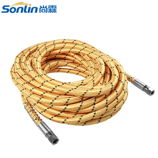 蒸汽清洗机用高压高温洗车蒸汽管 耐高温200度耐压耐磨钢丝管10米