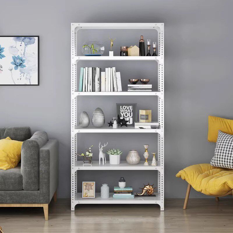 家用置物架多层收纳架客厅书架杂物间整理架地下室储物架落地货架