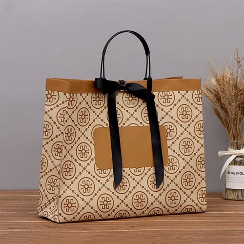 免税店PVC塑料袋 服装店购物袋叉耳 服装店手提袋 叉耳手提礼品袋