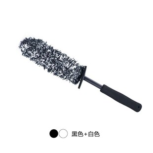 汽车轮胎轮毂清洁刷多功能轮毂钢圈软硬毛纤维洗车刷长柄圣诞树