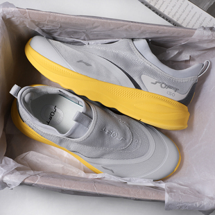 2025夏季 新款 透气运动鞋 李宁soft 鞋 男款 男鞋 子 go2代一脚蹬休闲鞋