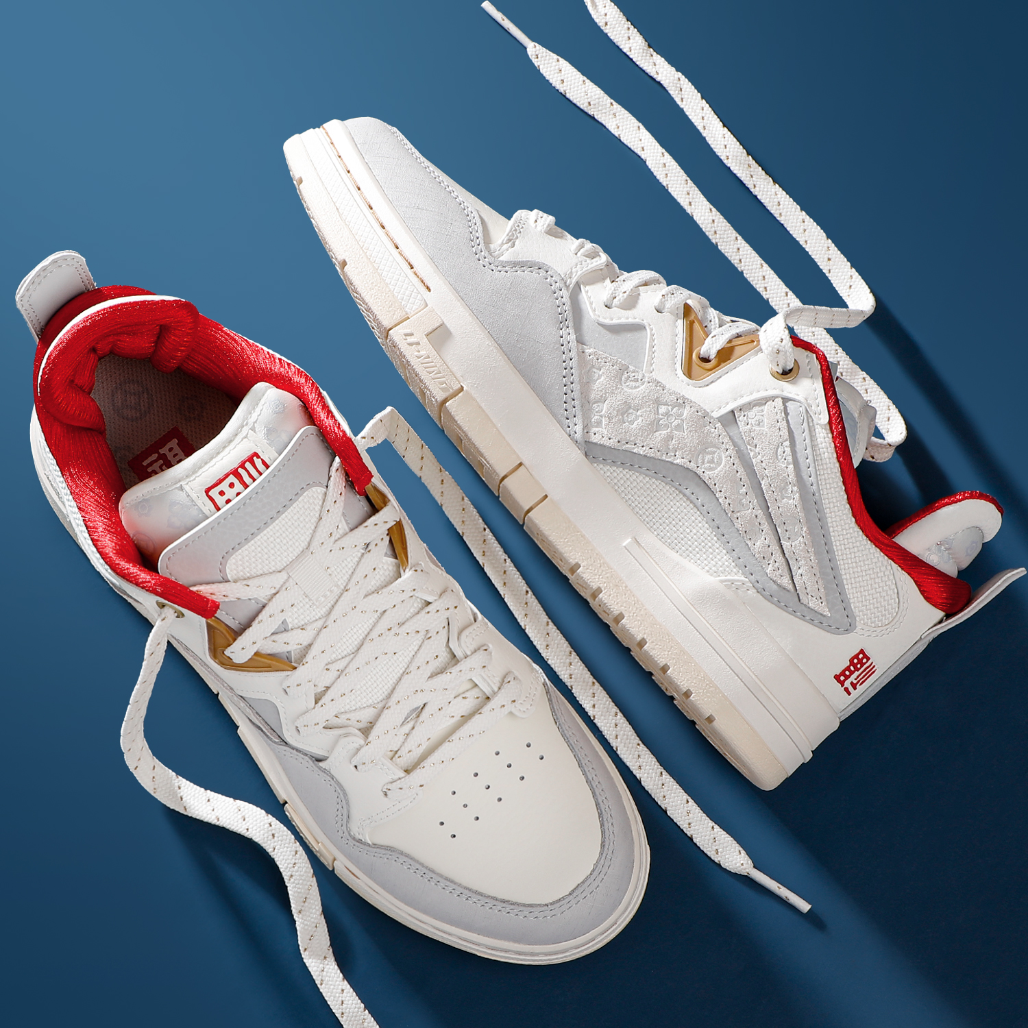 李宁休闲鞋男2025春新款惟吾pro特别故事版经典板鞋运动鞋aepv019