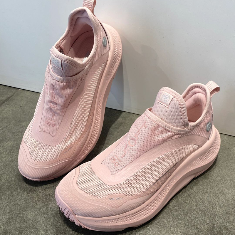 李宁一脚蹬运动鞋女鞋网面透气