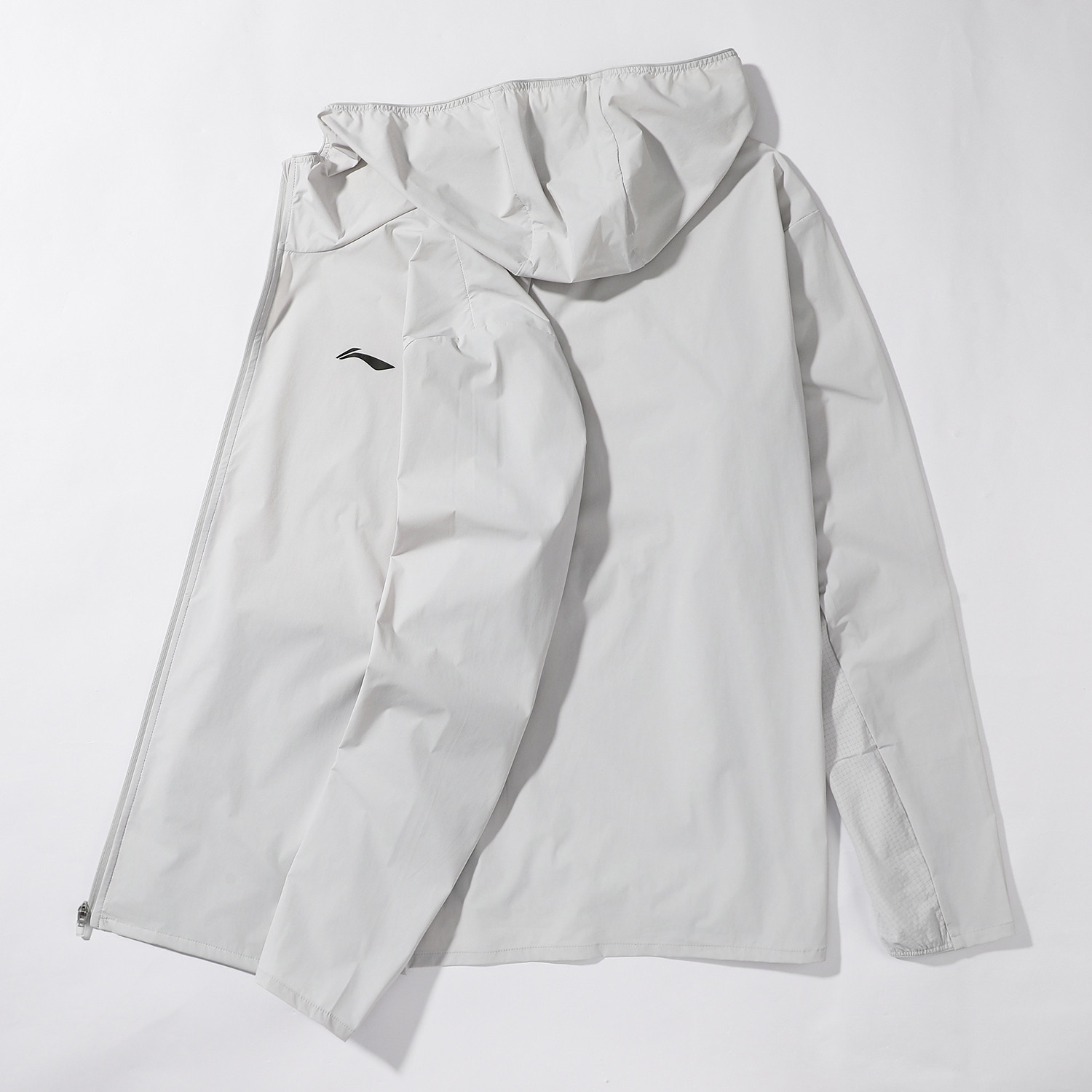 李宁冰感舒适吸湿排汗防晒运动风衣男款2026夏季新款休闲外套上衣