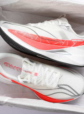 李宁赤兔9PRO跑步鞋女款2026新款䨻丝反光轻量高回弹竞速训练跑鞋