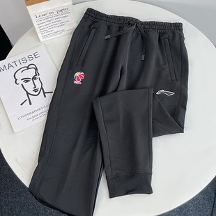 男款 篮球裤 2025新款 束脚卫裤 CBA篮球弹力涤纶春季 cba李宁运动裤