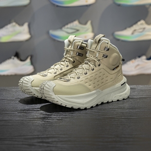 李宁CF溯行川HIGH户外徒步鞋2025冬季新款防泼水防滑运动鞋休闲鞋