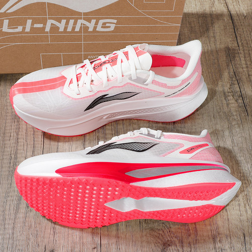 李宁飞电6C跑步鞋男2026春季新款反光䨻丝轻质透气竞速专业跑鞋