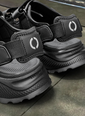 李宁SOFT软弹魔术贴凉鞋男2025新款防滑厚底耐磨轻便凉鞋AGUV001