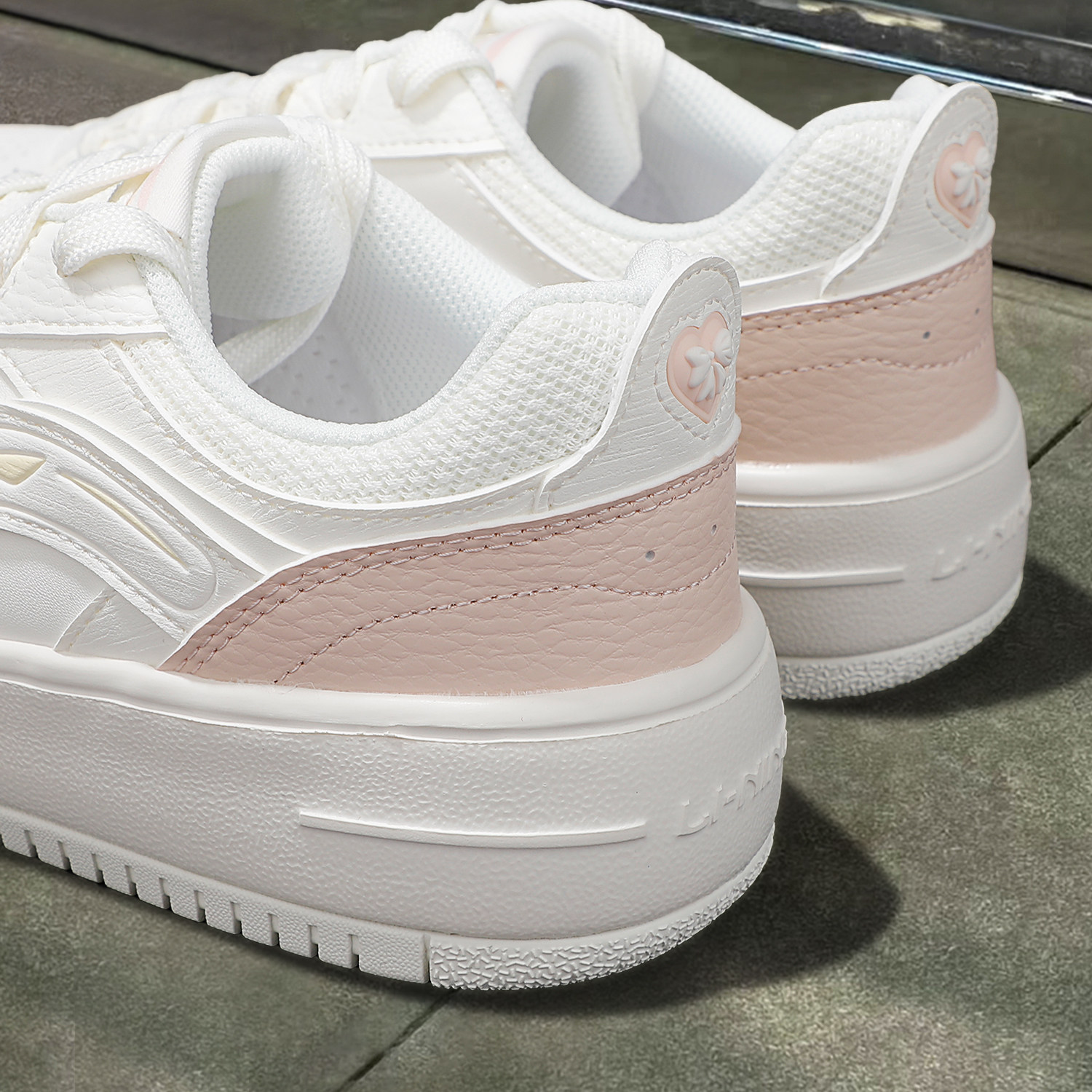 李宁奶酪板鞋女鞋2026春季新款厚底小白鞋休闲鞋舒适透气运动鞋,运动鞋new,板鞋,淘宝优惠券,粉丝福利购,淘宝优惠卷