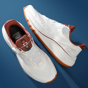 李宁SOFT GO MAX 2休闲鞋男2026春季新款旋钮鞋子网面透气运动鞋