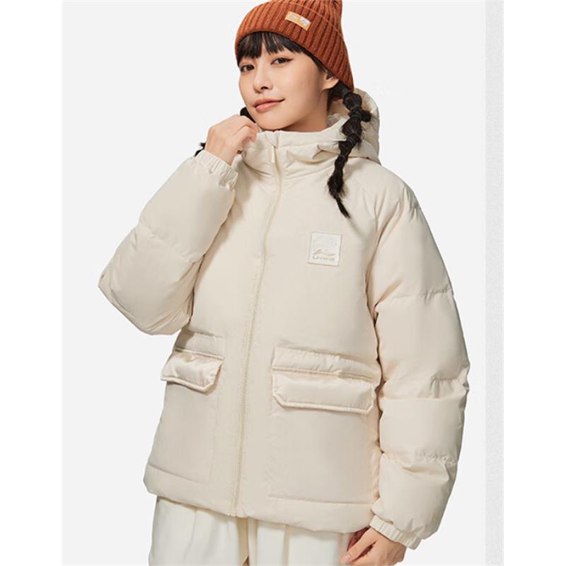 李宁羽绒服女款2024冬季羽绒服
