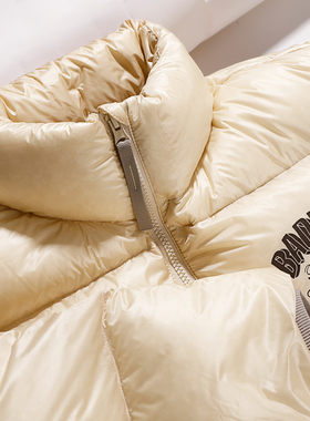 李宁厚款鸭绒短羽绒服男款2025冬季新款反伍保暖宽松外套AYMT139