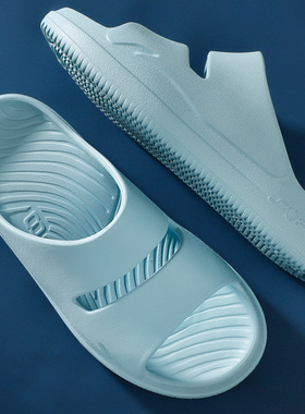 李宁拖鞋男女款2025春季新品SOFT CLAP潮流舒适软弹防滑厚底凉鞋