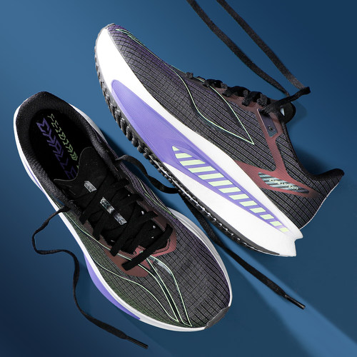 李宁飞电6C跑步鞋男2026春季新款反光䨻丝轻质马拉松竞速透气跑鞋