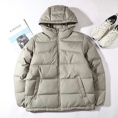 李宁短羽绒服男款2025冬季新款80%鹅绒韦德连帽保暖厚款防风外套
