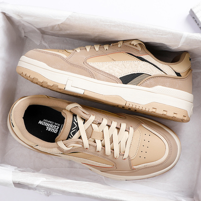 李宁板鞋男鞋2025冬季新款惟吾lite系列软弹潮流鞋子加厚休闲鞋