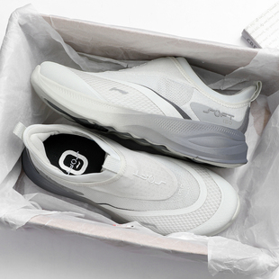 GO2代一脚蹬休闲鞋 舒适运动鞋 男鞋 新款 AGLV005 2025夏季 李宁SOFT