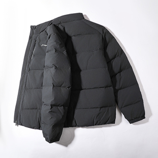 李宁无帽短羽绒服男款2025冬季新款健身系列防风保暖宽松加厚外套