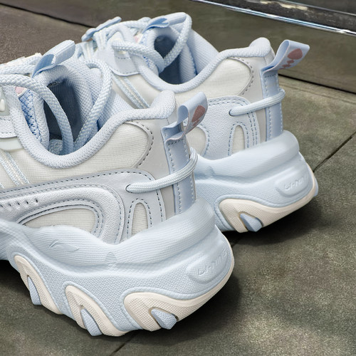 李宁猫爪鞋女款2025秋季新款软底运动鞋厚底老爹鞋舒适休闲鞋女鞋