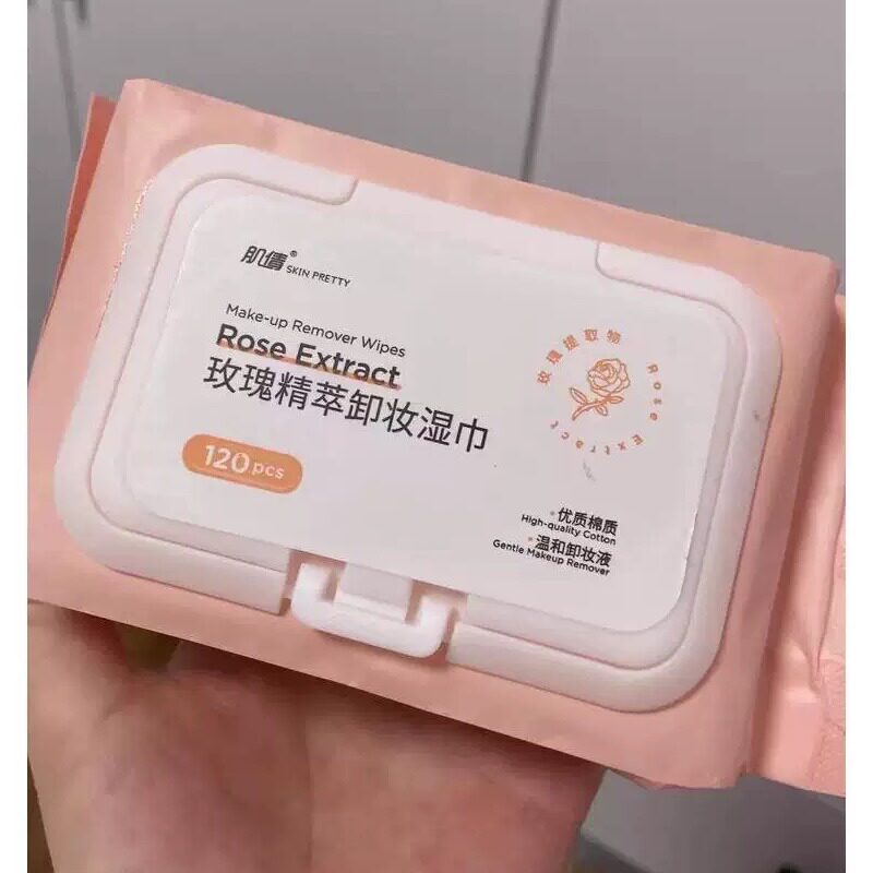 买1发3包肌倩卸妆湿巾温和免洗