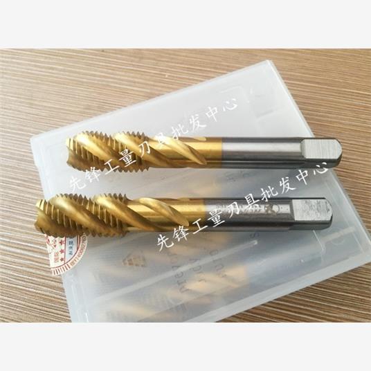 鸿泰镀钛螺旋机用丝锥/丝攻M3M4M5M6M8X1M10M12M16X1.5M14M20细牙