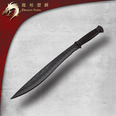 台湾龙裕非金属未开刃尼泊尔廓尔喀弯刀狗腿武术练习训练车载防身