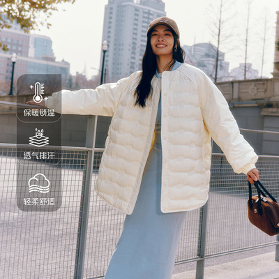 艾莱依ERAL 新款轻薄隐形口袋百搭羽绒服 6351331