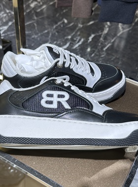 Bazz Robbins 25秋冬新款 男士字母刺绣拼色休闲鞋 BR4001-03