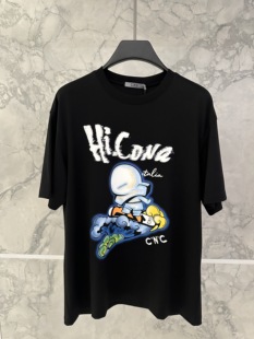 T恤 CNC 811G262215 創意字母卡通印花短袖 時尚 25春夏新款 男士