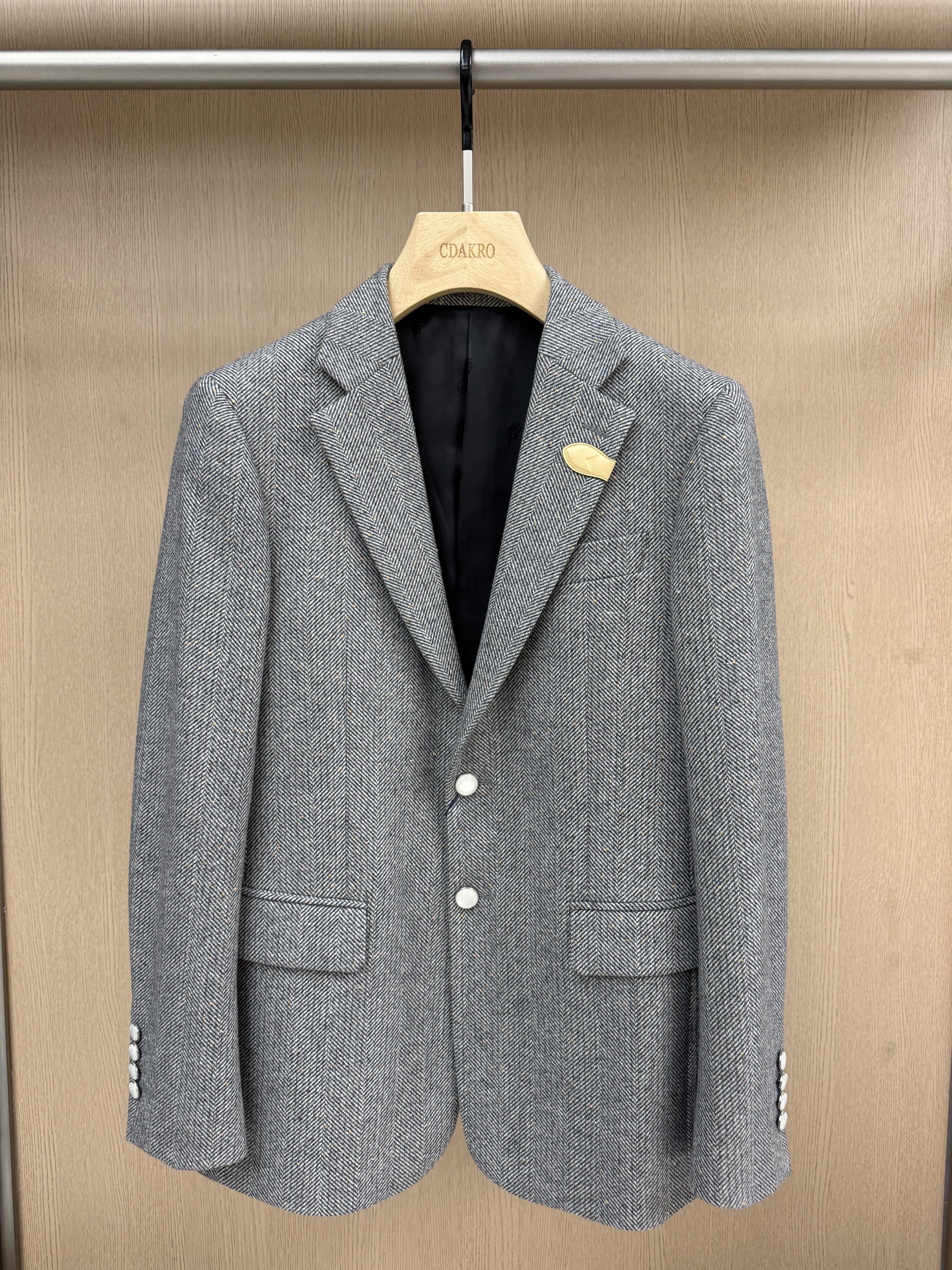 PP.GOLDEN男装26秋冬新款西服休闲单排扣宽松外套GDX32638052