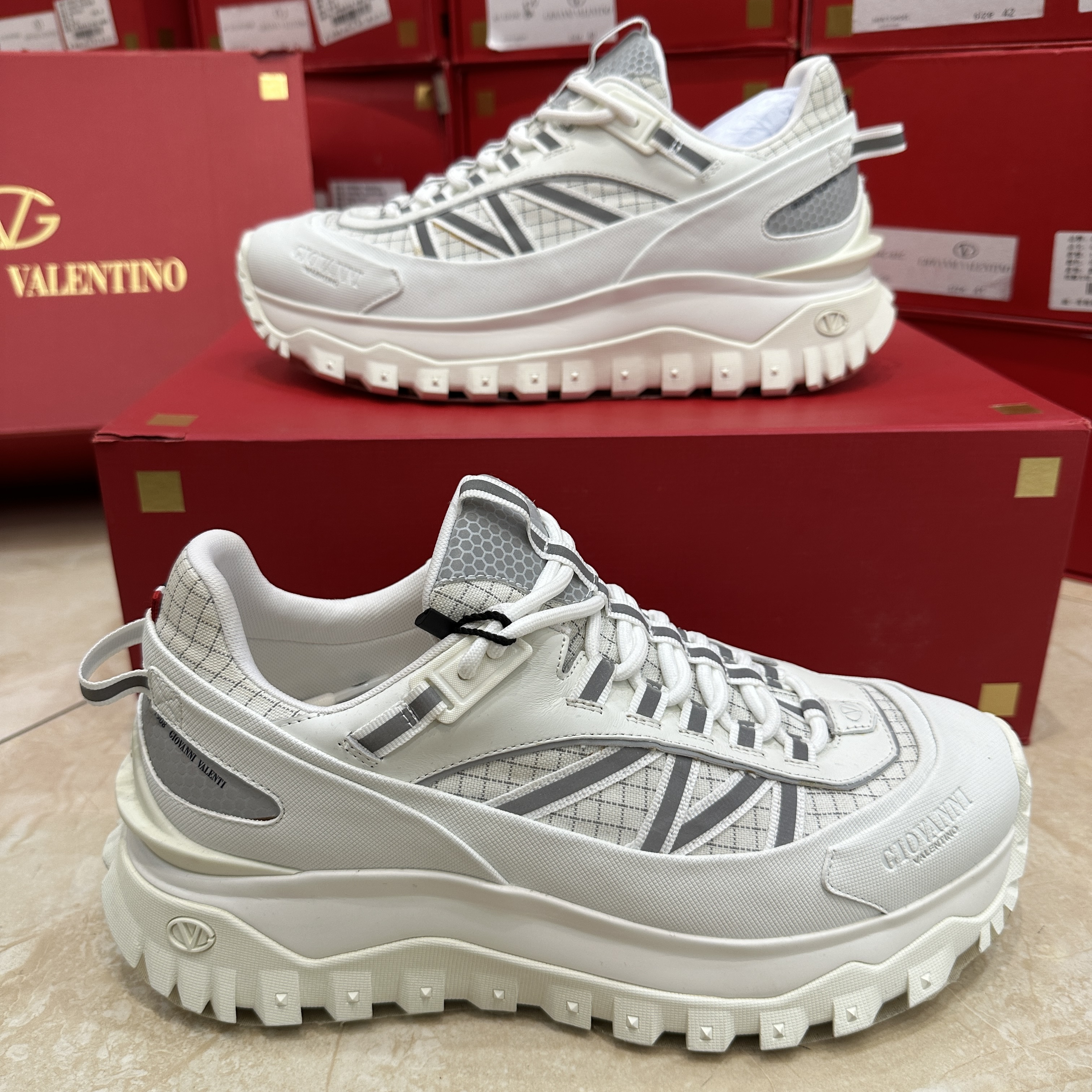 Giovanni Valentino 鼎锋秋冬推荐 男士系带厚底休闲鞋GV24D-52B