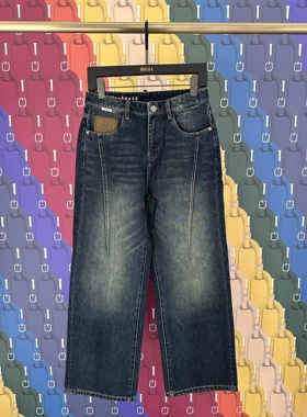 John Richmond 鼎锋秋冬推荐 男士后口袋刺绣牛仔裤 JUGBAN135678