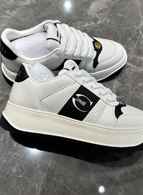 Cavalli Class 25新款 男士时尚字母拼色厚底休闲鞋 CA2FES-11B