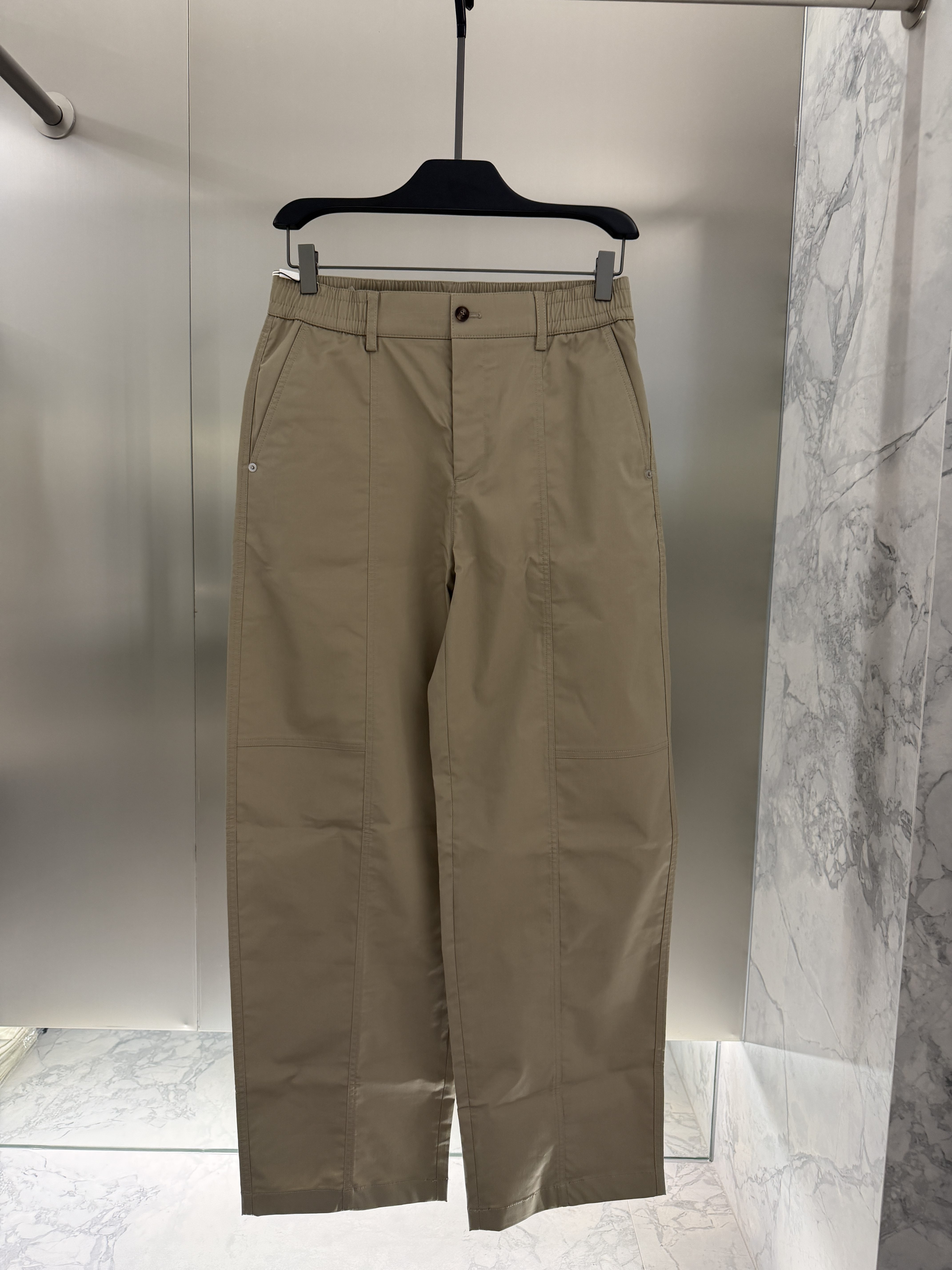 AOLAMA奥拉玛男装26夏季新款字母刺绣休闲裤宽松阔腿裤 880661313