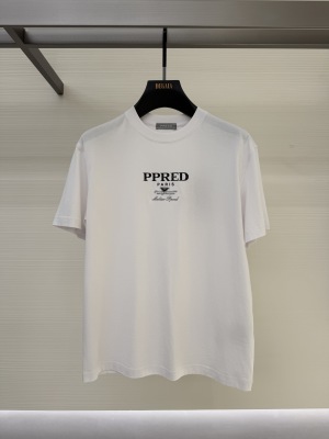 PPRED 26春夏新款 男士时尚字母印花圆领短袖T恤 RTD52621066