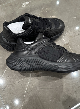 Cavalli CLASS 25春夏新款 男士字母厚底系带休闲鞋 CA2FES31B