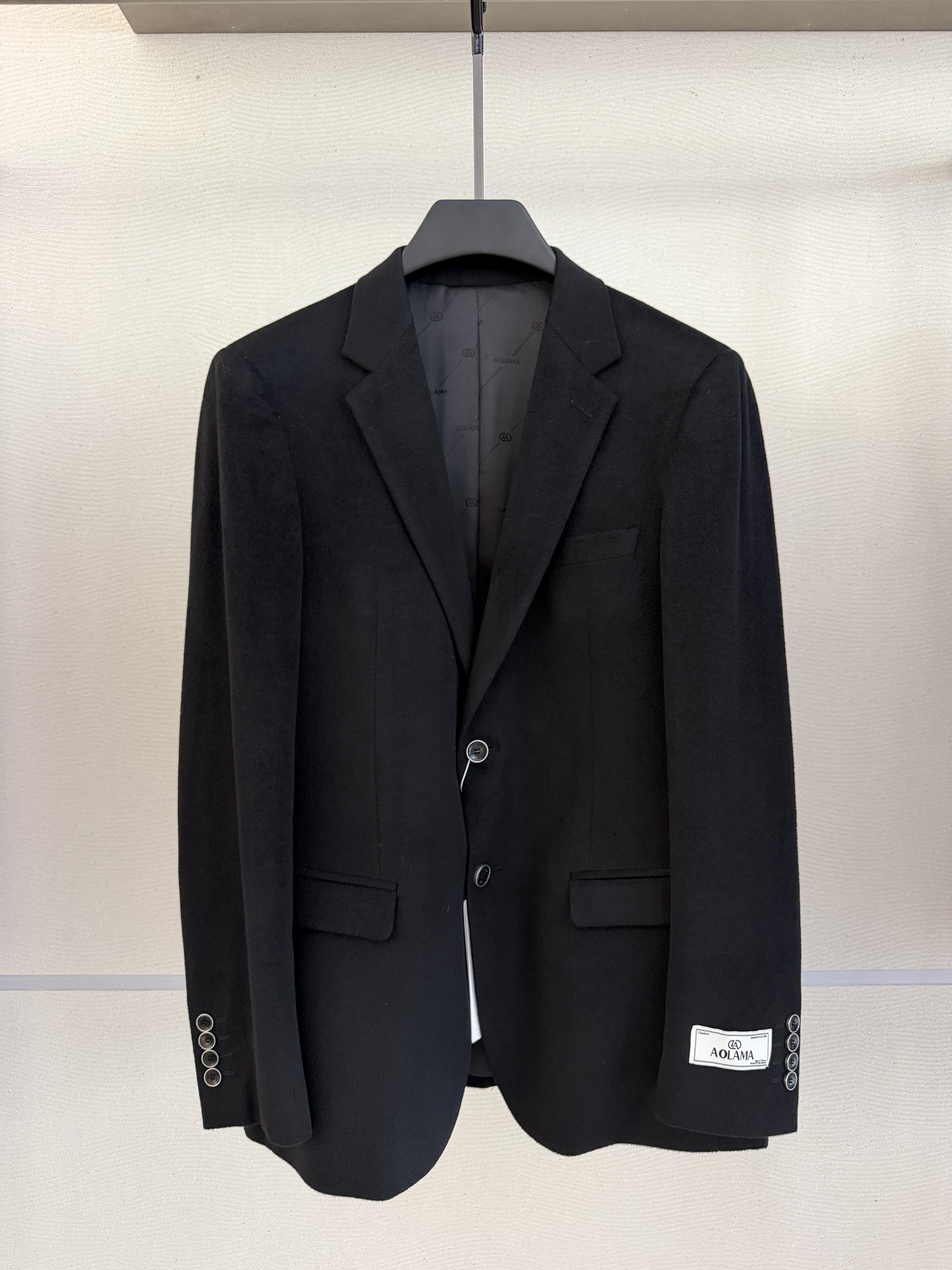 AOLAMA 25返场特价 男士时尚绣口标签装饰休闲西服外套 881153031