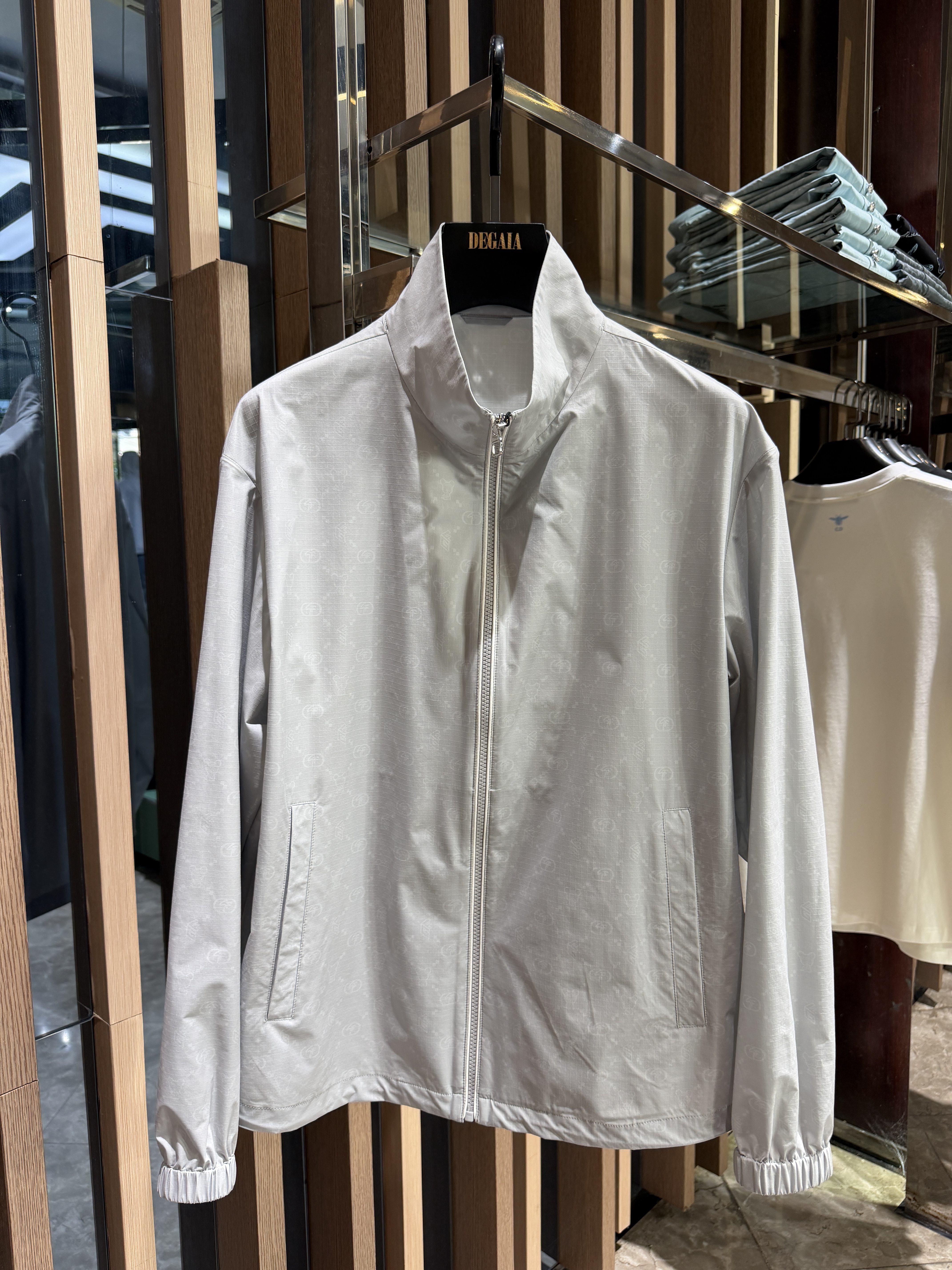 GFGEFEILU 26春夏新款 男士时尚花版立领休闲薄夹克GFQL72135075