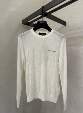 John Richmond 25秋冬新款 男士字母金属装饰毛衫 JUHBAS370157