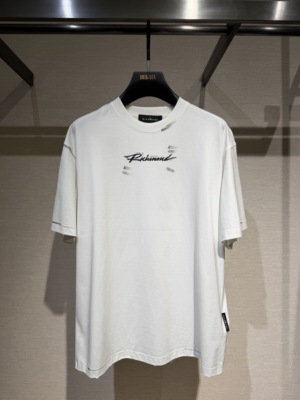 John Richmond 26春夏新款 男士时尚字母印花休闲T恤JUIAAT201078