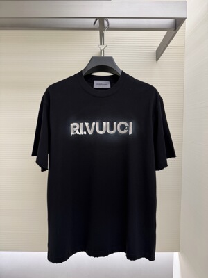 JOHN RI.VUUCI 26春夏新款 男士时尚字母印花短袖T恤26772-516900