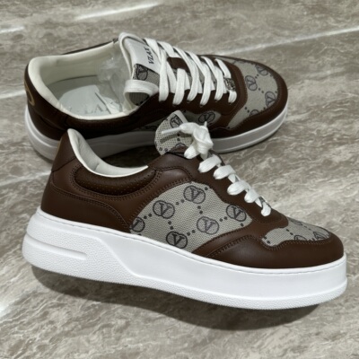 Chishaluo 25秋冬新款 男士时尚拼色系带厚底休闲鞋 VL0601B03F