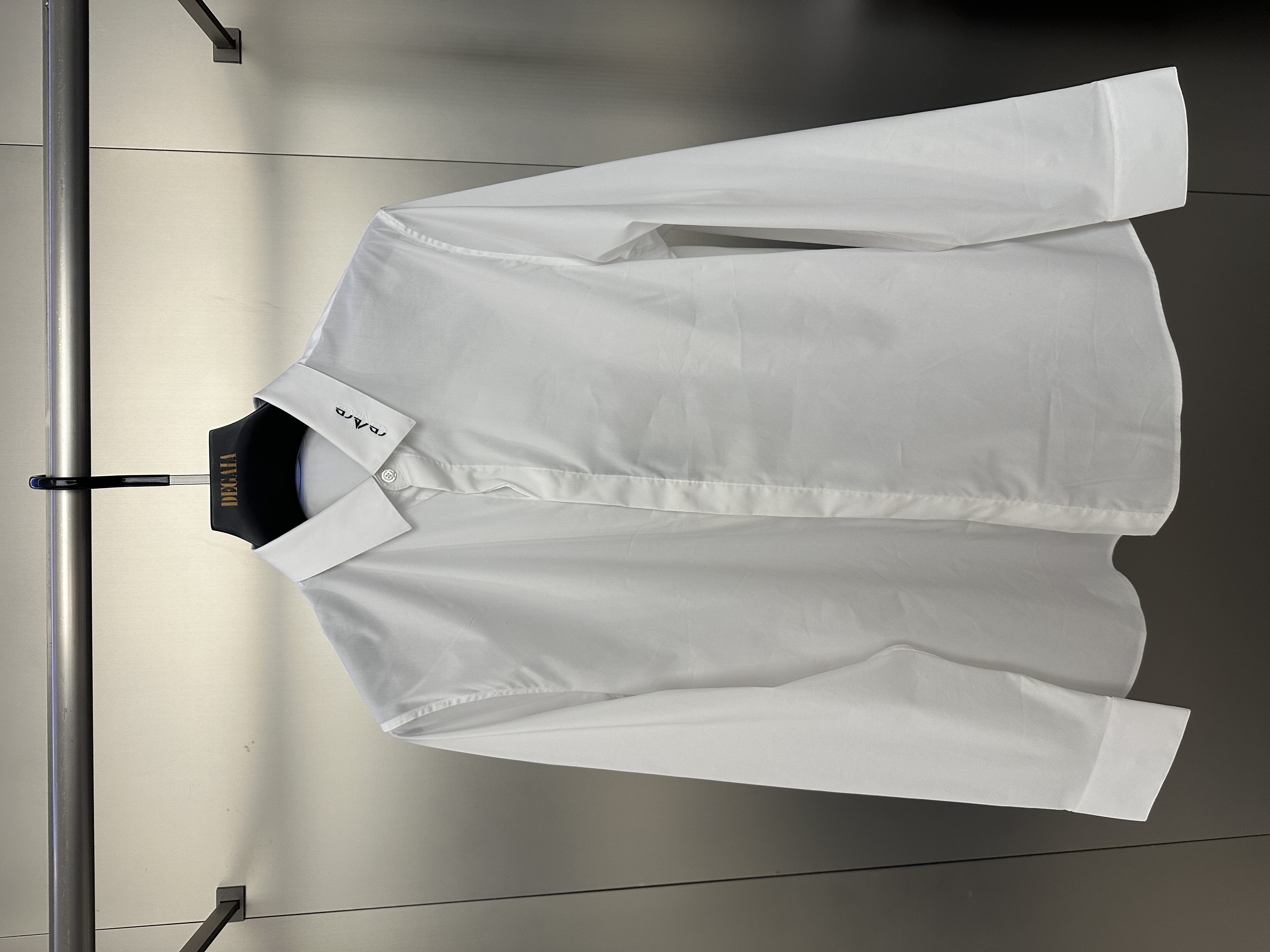 DOSERMO 鼎锋秋冬推荐 男士领口logo刺绣翻领休闲衬衫 660143007