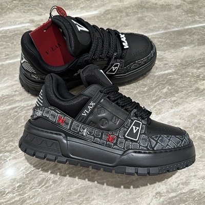 Chishaluo 25秋冬新款 男士时尚字母拼色系带休闲鞋 VL162018J01F