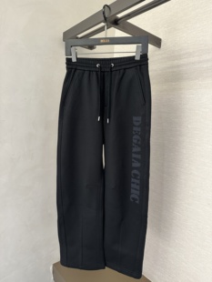 字母印花加绒直筒休闲裤 DEGAIA 时尚 男士 DUHBAI060517 25秋冬新款