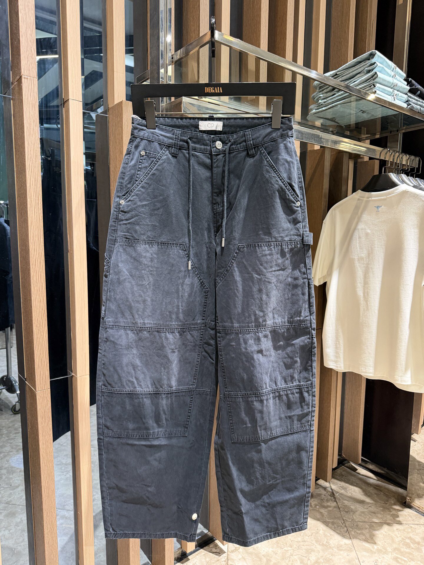 CDHOMME 26春夏新款 男士时尚百搭多口袋阔腿休闲裤 CD61610651